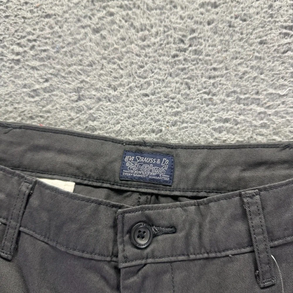 Levi's 541 Pant Mens 38x30 Black Cotton Cargo Straight Athletic Workwear Stretch